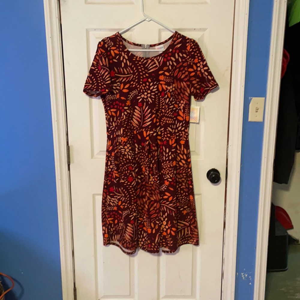 NWT 2XL LuLaRoe Amelia in fall toned floral